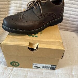 Men's Dunham Brown Leather Shoes